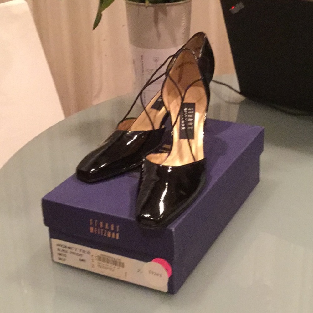 Stuart Weitzman Ronettes Black Patent